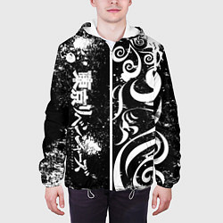 Куртка с капюшоном мужская ТОКИЙСКИЕ МСТИТЕЛИ - БРЫЗГИ КРАСКИ, цвет: 3D-белый — фото 2