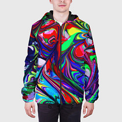 Куртка с капюшоном мужская Vanguard color pattern Expression, цвет: 3D-черный — фото 2