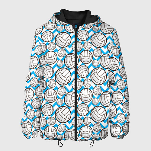 Мужская куртка Мячи Волейбольные / 3D-Черный – фото 1