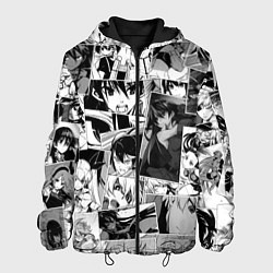 Куртка с капюшоном мужская Убийца Акамэ pattern, цвет: 3D-черный