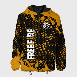 Куртка с капюшоном мужская GARENA FREE FIRE ФРИ ФАЕР, цвет: 3D-черный