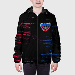 Куртка с капюшоном мужская ХАГИ ВАГИ Брызги, цвет: 3D-черный — фото 2