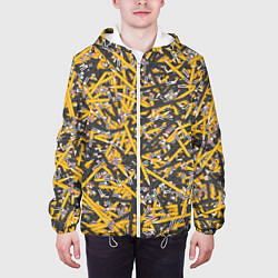 Куртка с капюшоном мужская Простые карандаши, цвет: 3D-белый — фото 2