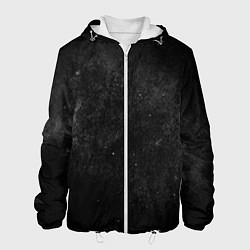 Куртка с капюшоном мужская Черный космос black space, цвет: 3D-белый