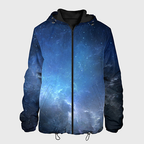 Мужская куртка Манящий космос / 3D-Черный – фото 1
