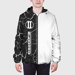 Куртка с капюшоном мужская RDR 2 Графика По вертикали, цвет: 3D-черный — фото 2