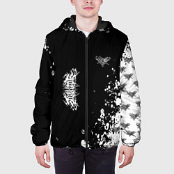 Куртка с капюшоном мужская Velial squad паттерн рук, цвет: 3D-черный — фото 2