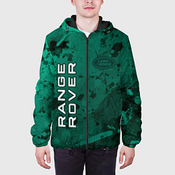 Куртка с капюшоном мужская РЭНДЖ РОВЕР Брызги, цвет: 3D-черный — фото 2