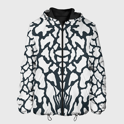 Мужская куртка Animal Black and White Pattern / 3D-Черный – фото 1