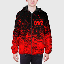 Куртка с капюшоном мужская DAYZ - Краска FS, цвет: 3D-черный — фото 2