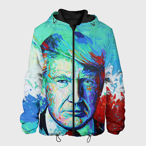 Мужская куртка Дональд Трамп арт / 3D-Черный – фото 1