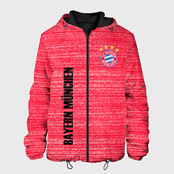 Куртка с капюшоном мужская BAYERN MUNCHEN БАВАРИЯ football club, цвет: 3D-черный