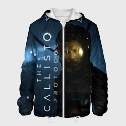 Куртка с капюшоном мужская Уставший Джейкоб Callisto Protocol, цвет: 3D-белый