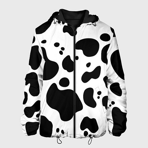 Мужская куртка Пятна Далматина / 3D-Черный – фото 1