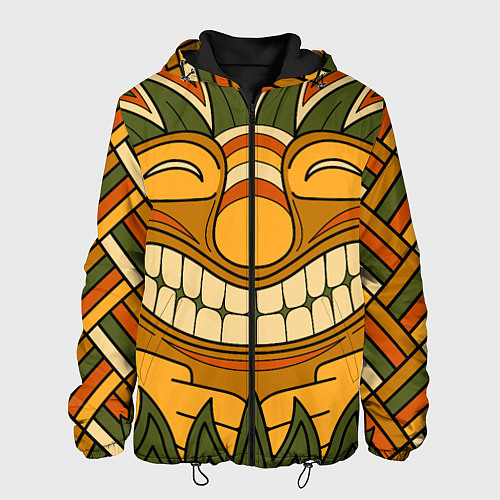 Мужская куртка Polynesian tiki LUCKY / 3D-Черный – фото 1