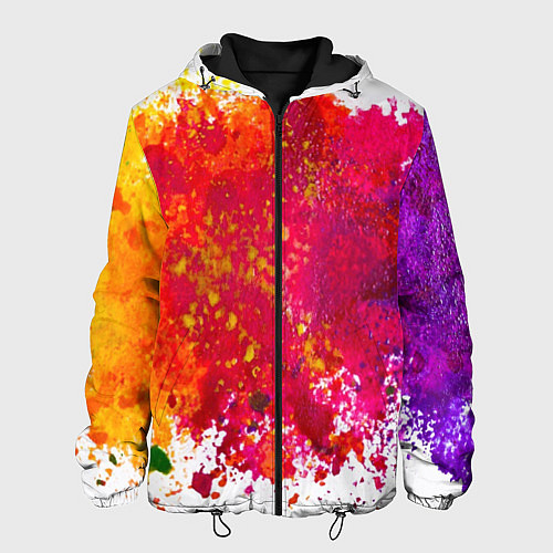 Мужская куртка Красочный BOOM / 3D-Черный – фото 1