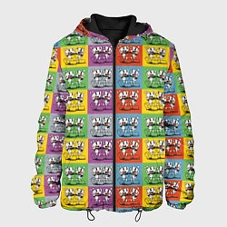 Куртка с капюшоном мужская Игра Сuphead, цвет: 3D-черный