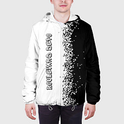 Куртка с капюшоном мужская Рэпер Boulevard Depo в стиле граффити, цвет: 3D-белый — фото 2
