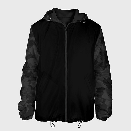 Мужская куртка Кроссфит униформа - черный камуфляж / 3D-Черный – фото 1