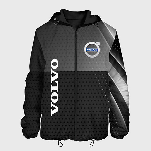 Мужская куртка Volvo Абстракция / 3D-Черный – фото 1