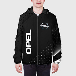 Куртка с капюшоном мужская Opel Карбон, цвет: 3D-черный — фото 2