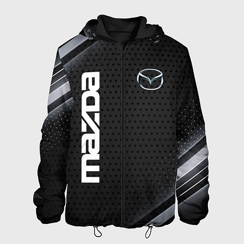 Мужская куртка Mazda карбон / 3D-Черный – фото 1