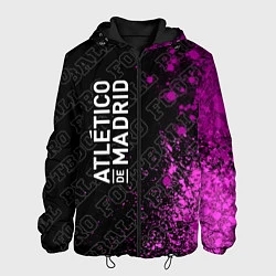 Куртка с капюшоном мужская Atletico Madrid pro football: по-вертикали, цвет: 3D-черный