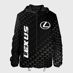 Мужская куртка Lexus карбоновый фон
