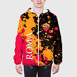 Куртка с капюшоном мужская Roma Краска, цвет: 3D-белый — фото 2