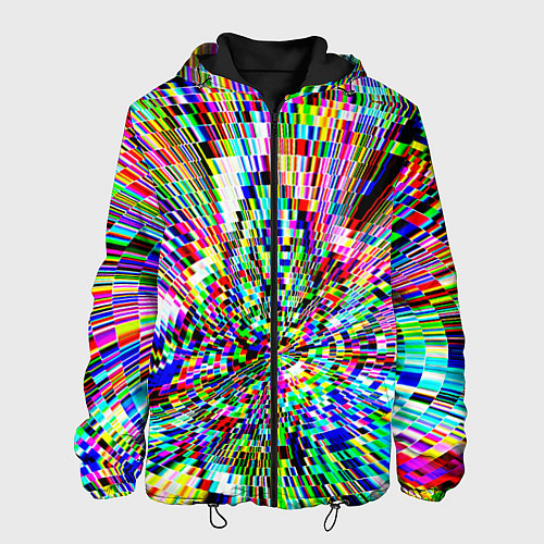 Мужская куртка Acid pixels / 3D-Черный – фото 1