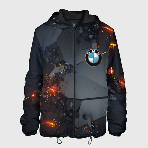 Мужская куртка BMW explosion / 3D-Черный – фото 1