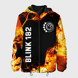 Мужская куртка Blink 182 и пылающий огонь