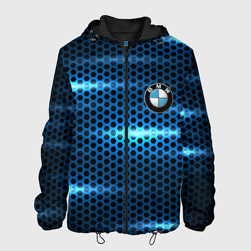 Мужская куртка BMW texture / 3D-Черный – фото 1