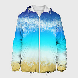 Куртка с капюшоном мужская Sea lagoon, цвет: 3D-белый