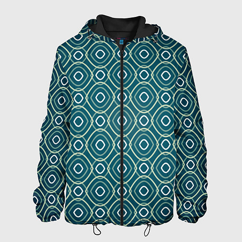 Мужская куртка Светло-зелёная текстура / 3D-Черный – фото 1