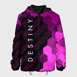 Куртка с капюшоном мужская Destiny pro gaming: по-вертикали, цвет: 3D-черный