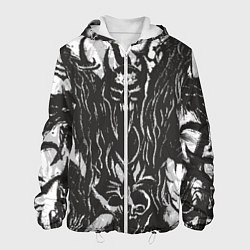 Куртка с капюшоном мужская Evil from the Darkness, цвет: 3D-белый