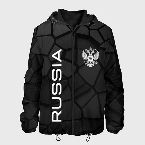 Мужская куртка Черная броня Россия / 3D-Черный – фото 1