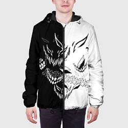 Куртка с капюшоном мужская Drain Face ZXC, цвет: 3D-черный — фото 2