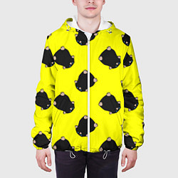 Куртка с капюшоном мужская Кротовуха, цвет: 3D-белый — фото 2