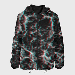 Куртка с капюшоном мужская Сеть нейронов, цвет: 3D-черный
