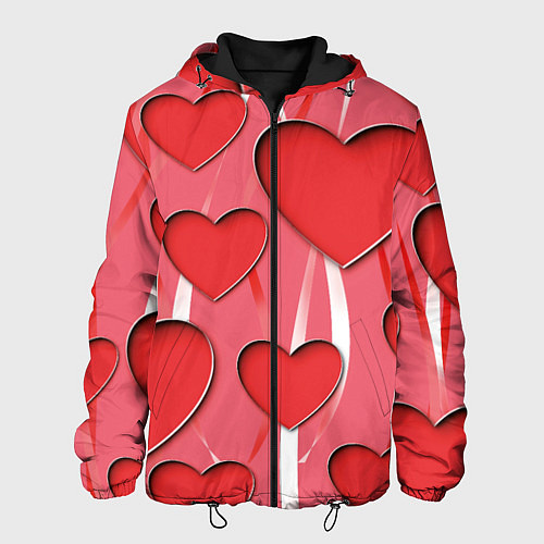 Мужская куртка Святой Валентин для твоих любимых / 3D-Черный – фото 1