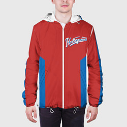 Куртка с капюшоном мужская Непобедимый - в цветах российского флага, цвет: 3D-белый — фото 2