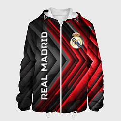 Куртка с капюшоном мужская Real Madrid art, цвет: 3D-белый