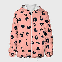Куртка с капюшоном мужская Розовая пантера, цвет: 3D-белый