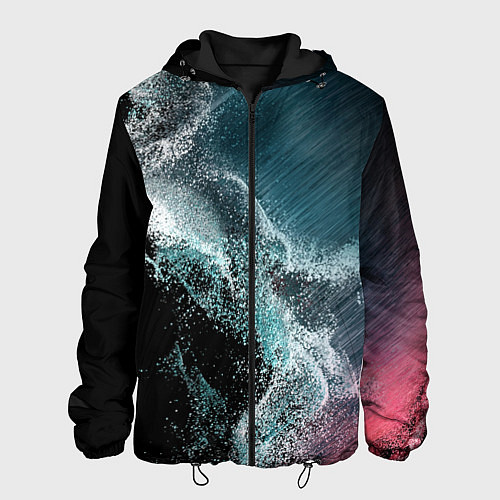 Мужская куртка Морские частицы / 3D-Черный – фото 1