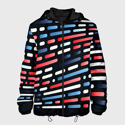 Мужская куртка Vanguard neon pattern / 3D-Черный – фото 1