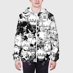 Куртка с капюшоном мужская Кацуки Бакуго - Моя геройская академия, цвет: 3D-белый — фото 2