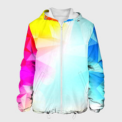 Мужская куртка Gradient colors geometry