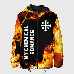 Мужская куртка My Chemical Romance и пылающий огонь